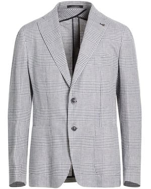 Tagliatore Blazer Linen, Cotton - Gray