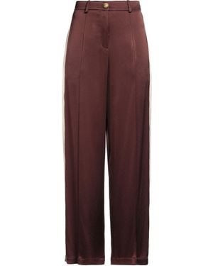 Alysi Pants Acetate, Viscose, Linen - Purple