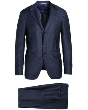 Canali Suit Cotton - Blue