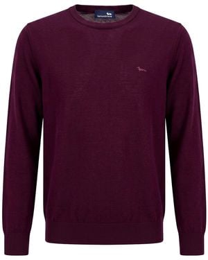 Harmont & Blaine Burgundy Jumper Wool - Purple