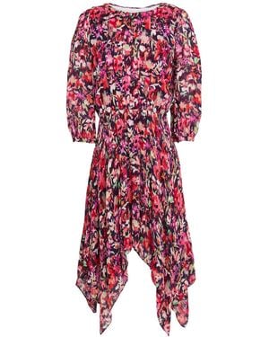 Patrizia Pepe Midi Dress Viscose - Red