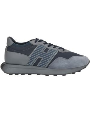 Hogan Midnight Trainers Leather, Textile Fibres - Grey