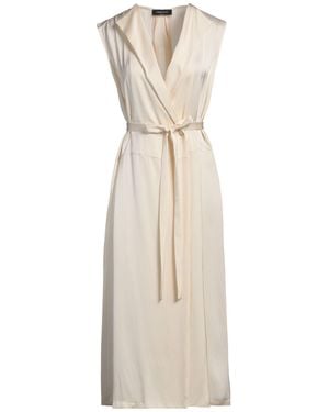Fabiana Filippi Ivory Midi Dress Viscose - Natural