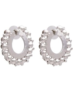 Erdem Earrings Crystal, Brass - Metallic