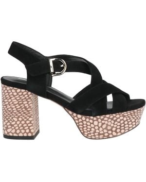 Jeannot Sandals Leather - Black