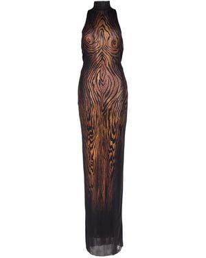 Jean Paul Gaultier Maxi Dress Polyamide - Brown