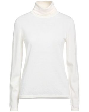 Max Mara Col Roulé - Blanc