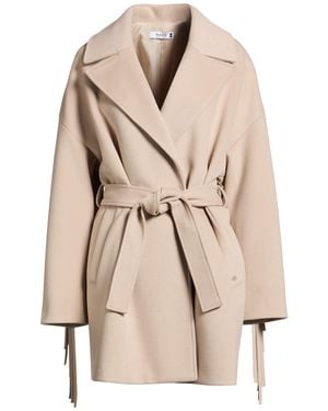 Please Coat Polyester, Viscose, Elastane - Natural
