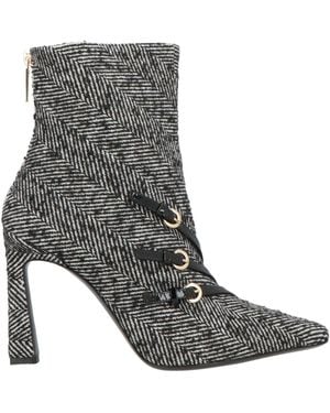 Pollini Ankle Boots Textile Fibres - Grey
