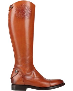Alberto Fasciani Tan Boot Leather - Brown
