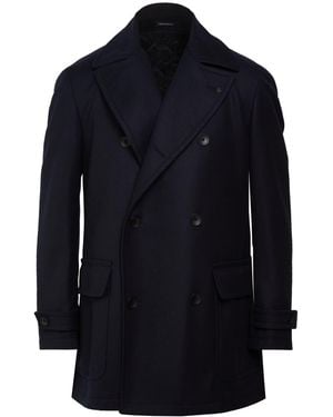 Tagliatore Coat Virgin Wool - Blue