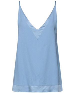 SEVENTY VENEZIA Top Acetate, Viscose - Blue
