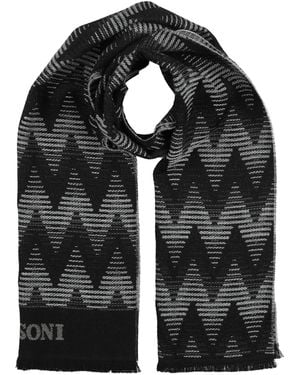 Missoni Scarf Wool, Acrylic - Black