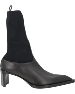 Jil Sander Botines De Caña Alta - Negro
