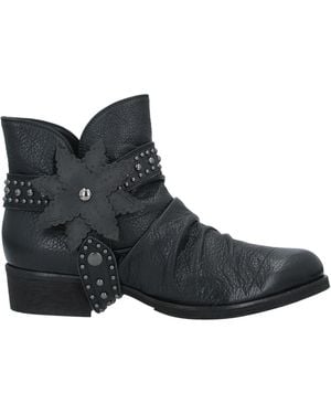 Manufacture D'essai Ankle Boots Soft Leather - Black