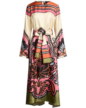 Co.Go Ivory Midi Dress Silk - White