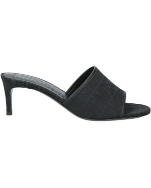 Moschino Sandals Textile Fibres - Black