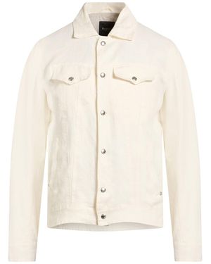 Barba Napoli Ivory Jacket Linen - Natural