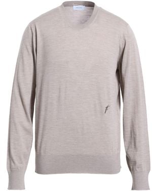 Ferragamo Sand Jumper Virgin Wool - Grey