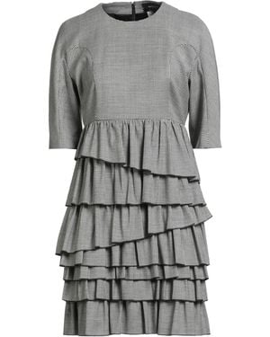 Rochas Mini Dress Wool, Polyamide, Elastane - Gray
