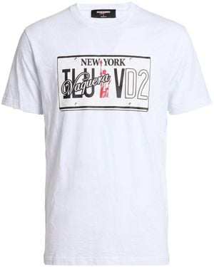 DSquared² T-Shirt Cotton - White