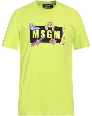 MSGM T-shirts - Gelb