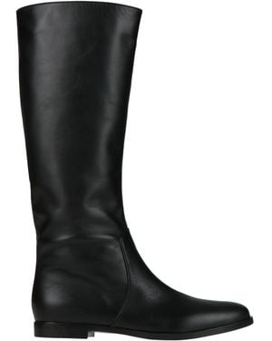Sergio Rossi Boot Leather - Black