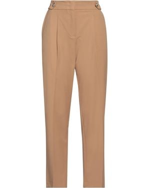 Pennyblack Camel Pants Polyester, Viscose, Elastane - Natural