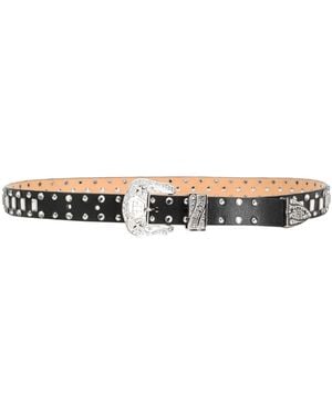 Philipp Plein Belt Leather - White