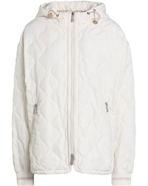 Eleventy Puffer Polyester, Cotton - White