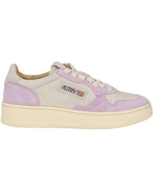 Autry Lilac Sneakers Leather - Pink