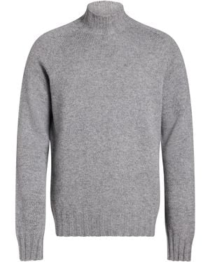 Tagliatore Turtleneck Cashmere - Gray