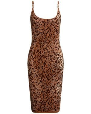 Versace Midi-Kleid - Braun