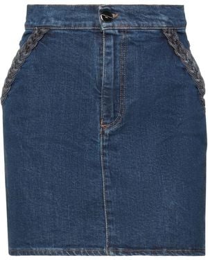 SIMONA CORSELLINI Denim Skirt - Blue
