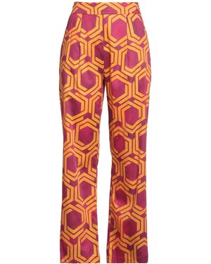 Hanita Pants Cotton - Red