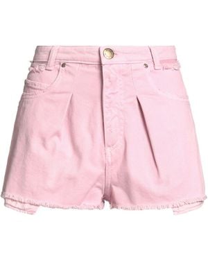Pinko Denim Denim Shorts Cotton - Pink