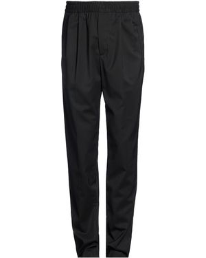 ZEGNA Trousers Wool, Polyester - Black