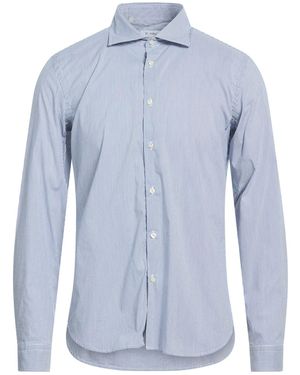 Manuel Ritz Midnight Shirt Cotton, Polyamide, Elastane - Blue