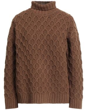 Gentry Portofino Turtleneck - Brown