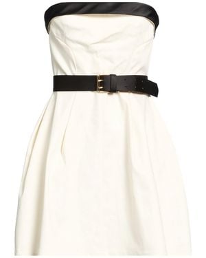 Imperial Cream Mini Dress Cotton, Elastane - Natural
