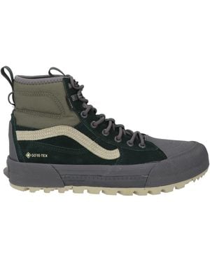 Vans Dark Sneakers Leather, Textile Fibers - Green