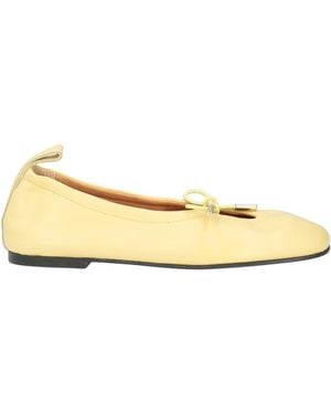 Alohas Pastel Ballet Flats Leather - Natural