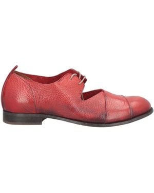Moma Lace-Up Shoes - Red