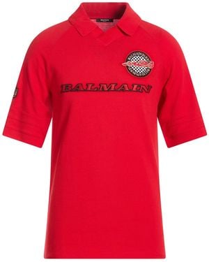 Balmain Polo Shirt - Red