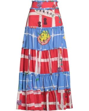 Carolina K Maxi Skirt - Red