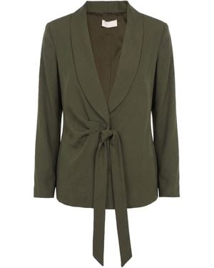 Liu Jo Military Blazer Viscose, Polyester - Green
