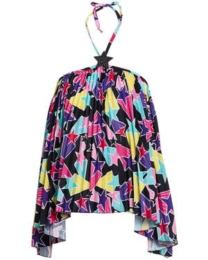 MSGM Top Polyester - Blue