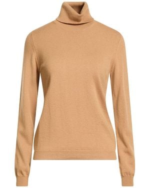 Ballantyne Camel Turtleneck Cashmere - Natural