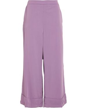 Gai Mattiolo Gm Mauve Pants Polyester, Elastane - Purple