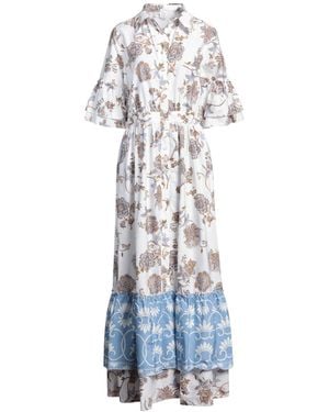 Eleventy Maxi Dress Cotton - White